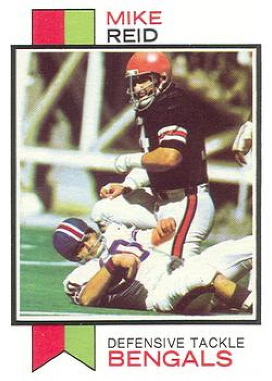 1973 Topps #420 Mike Reid VG Cincinnati Bengals 