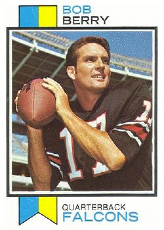 1973 Topps #437 Bob Berry VG Atlanta Falcons 