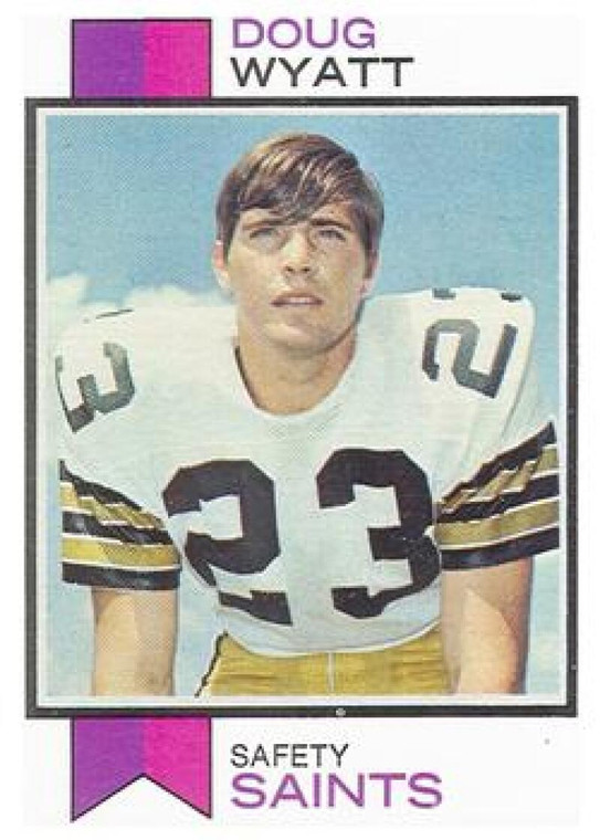 1973 Topps #453 Doug Wyatt VG New Orleans Saints 