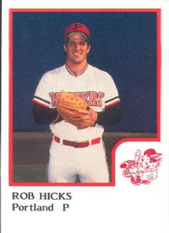 1986 Pro Set #9 Rob Hicks NM-MT Portland Beavers 