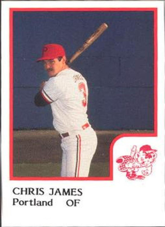 1986 Pro Set #10 Chris James NM-MT Portland Beavers 