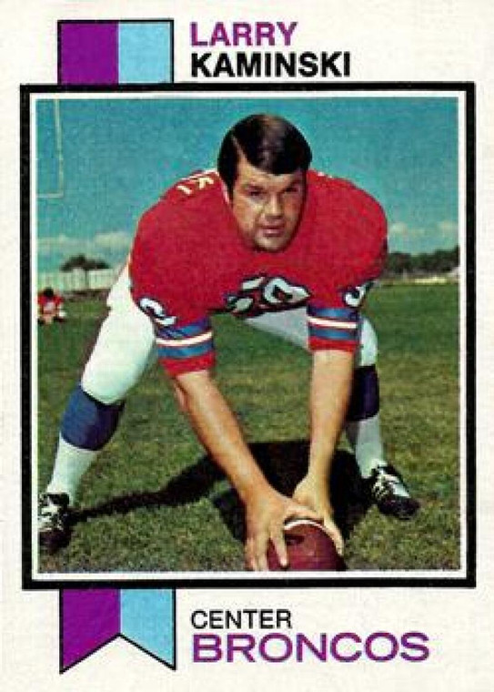 1973 Topps #503 Larry Kaminski VG Denver Broncos 