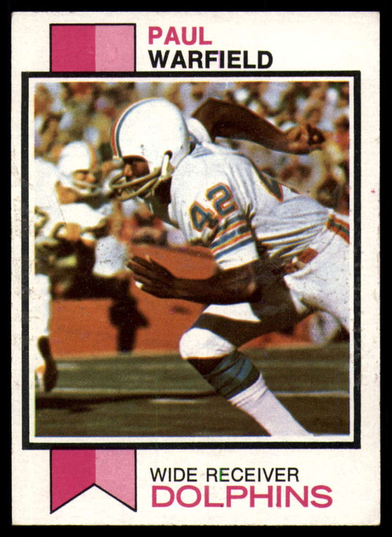 1973 Topps #511 Paul Warfield VG Miami Dolphins 