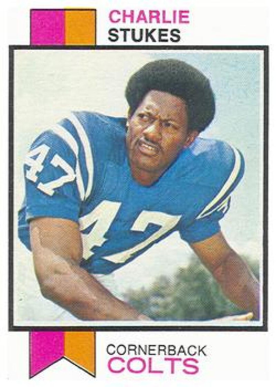 1973 Topps #516 Charlie Stukes VG Baltimore Colts 