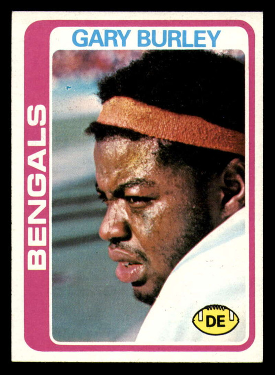 1978 Topps #395 Gary Burley VG  Cincinnati Bengals 