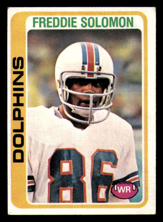 1978 Topps #399 Freddie Solomon VG  Miami Dolphins 