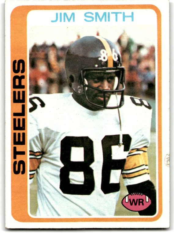 1978 Topps #411 Jim Smith VG  RC Rookie Pittsburgh Steelers 