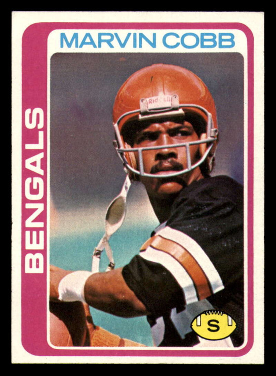 1978 Topps #414 Marvin Cobb VG  Cincinnati Bengals 