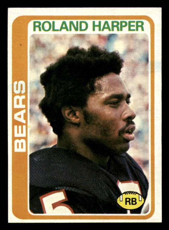 1978 Topps #417 Roland Harper VG  Chicago Bears 