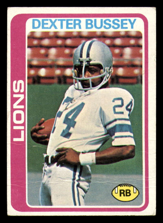 1978 Topps #427 Dexter Bussey VG  Detroit Lions 