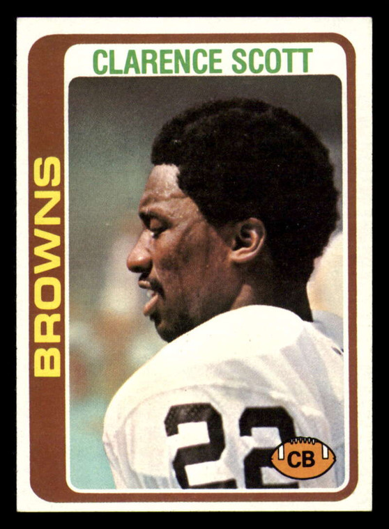 1978 Topps #433 Clarence Scott VG  Cleveland Browns 
