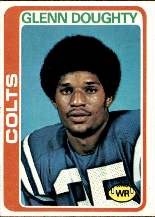 1978 Topps #458 Glenn Doughty VG  Baltimore Colts 