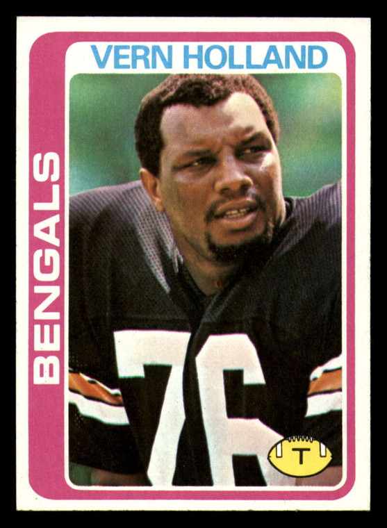 1978 Topps #474 Vern Holland VG  Cincinnati Bengals 