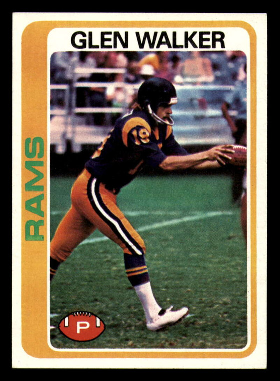 1978 Topps #479 Glen Walker VG  Los Angeles Rams 