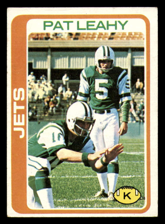1978 Topps #482 Pat Leahy VG  New York Jets 