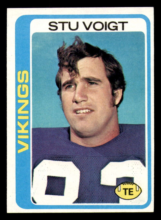 1978 Topps #489 Stu Voigt VG  Minnesota Vikings 