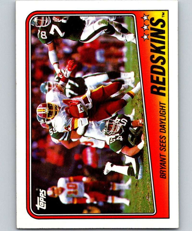 1988 Topps #7 Washington Redskins Kelvin Bryant TL NM-MT  Washington Redskins 