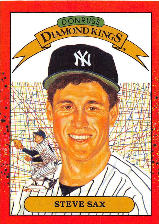 1990 Donruss #2 Steve Sax DK NM-MT New York Yankees 