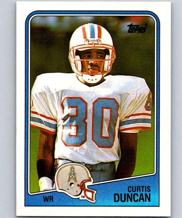 1988 Topps #108 Curtis Duncan NM-MT  RC Rookie Houston Oilers 