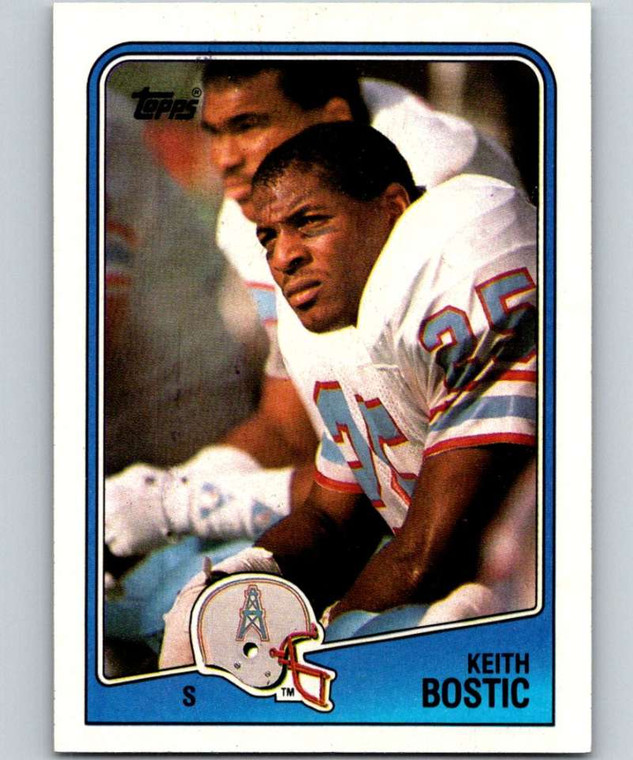 1988 Topps #114 Keith Bostic NM-MT  RC Rookie Houston Oilers 