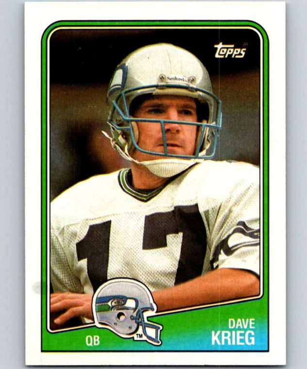 1988 Topps #131 Dave Krieg NM-MT  Seattle Seahawks 