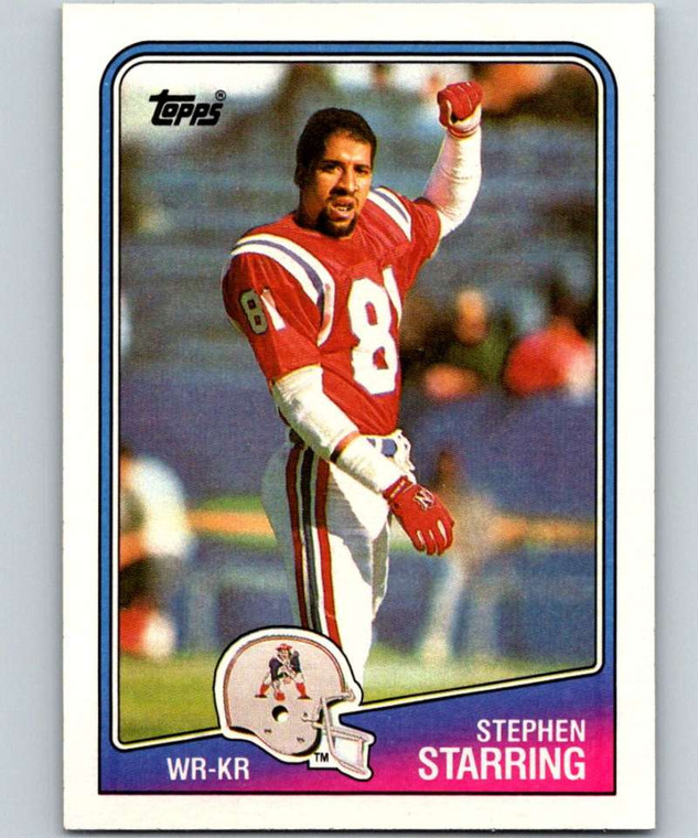 1988 Topps #182 Stephen Starring NM-MT  New England Patriots 