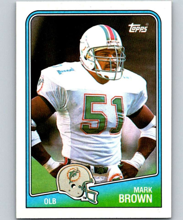 1988 Topps #201 Mark Brown NM-MT  Miami Dolphins 