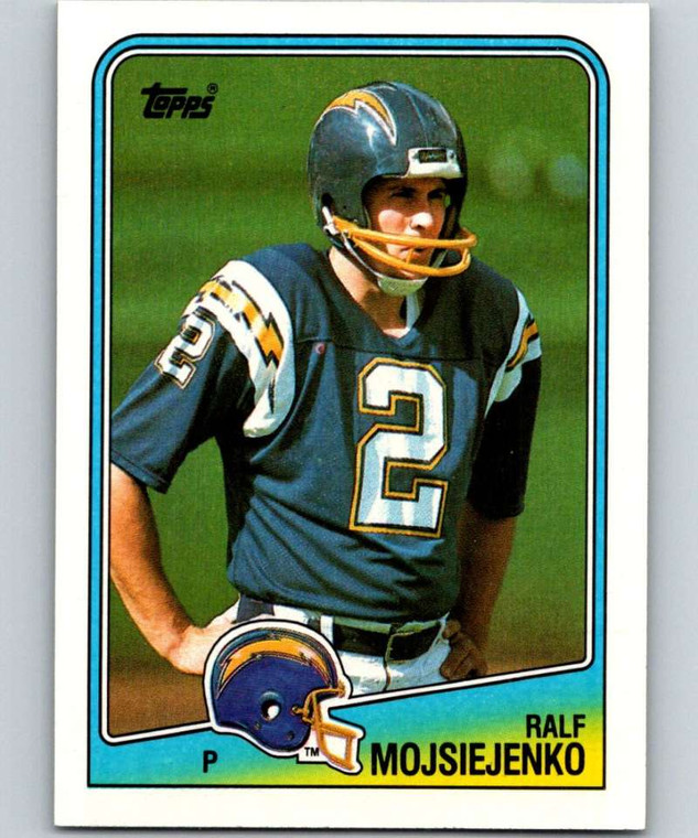 1988 Topps #210 Ralf Mojsiejenko NM-MT  San Diego Chargers 