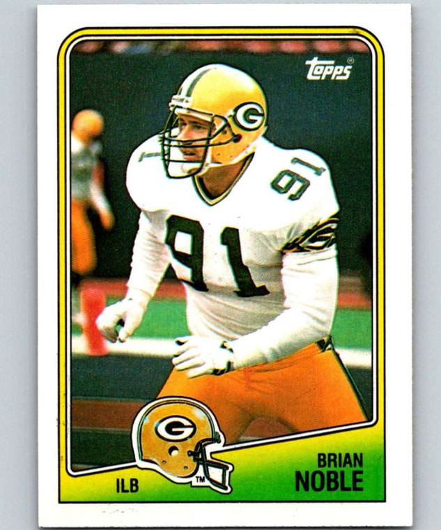 1988 Topps #321 Brian Noble NM-MT  RC Rookie Green Bay Packers 