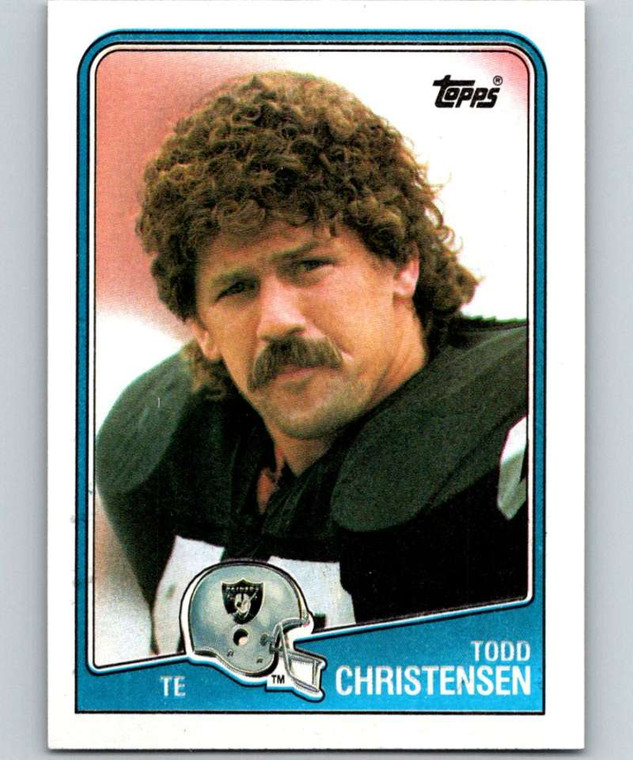 1988 Topps #330 Todd Christensen NM-MT  Los Angeles Raiders 