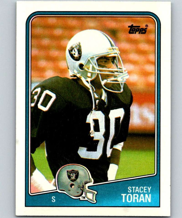 1988 Topps #336 Stacey Toran NM-MT  Los Angeles Raiders 