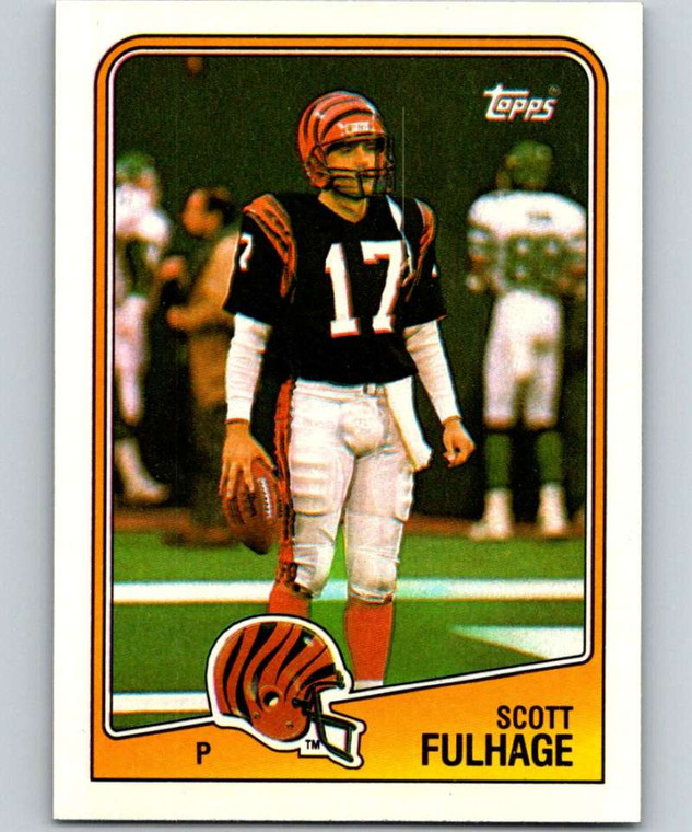 1988 Topps #346 Scott Fulhage NM-MT  RC Rookie Cincinnati Bengals 
