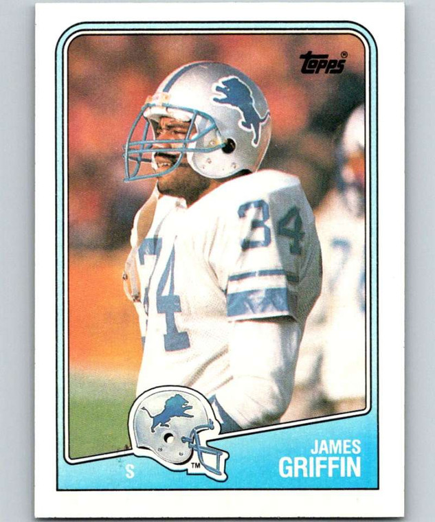 1988 Topps #382 James Griffin NM-MT  Detroit Lions 