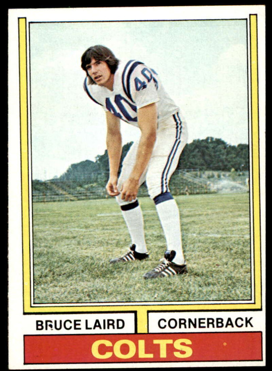 1974 Topps #96 Bruce Laird VG Baltimore Colts 