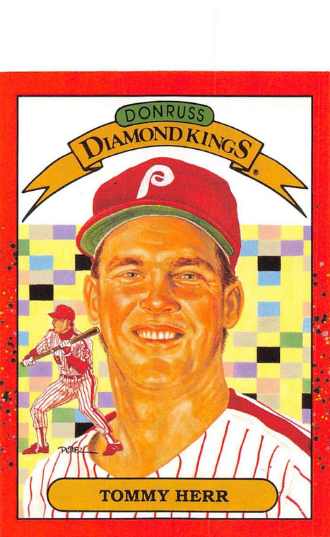 1990 Donruss #21 Tom Herr DK DP NM-MT Philadelphia Phillies 