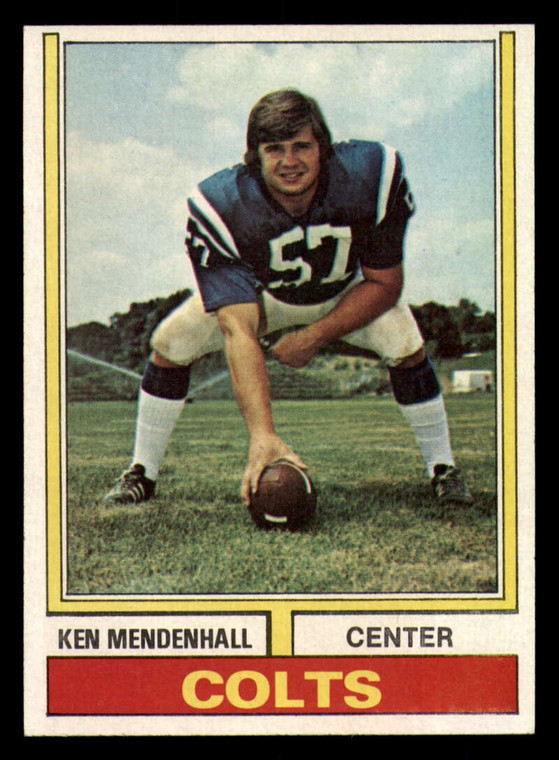 1974 Topps #434 Ken Mendenhall VG Baltimore Colts 