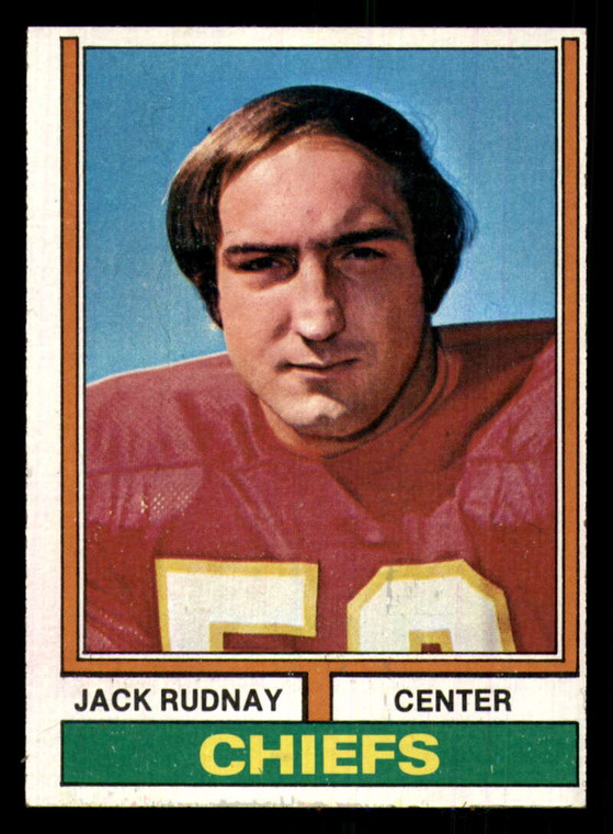 1974 Topps #271 Jack Rudnay VG Kansas City Chiefs 
