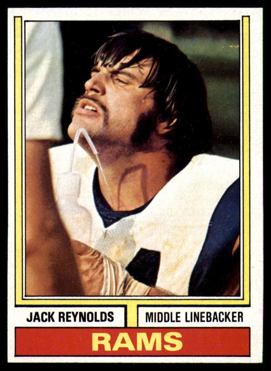 1974 Topps #25 Jack Reynolds VG RC Rookie Los Angeles Rams 