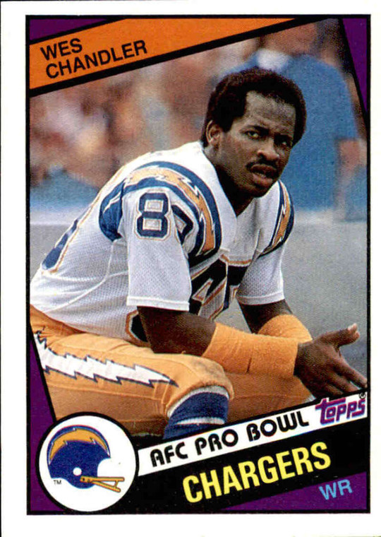 1984 Topps #178 Wes Chandler VG San Diego Chargers 