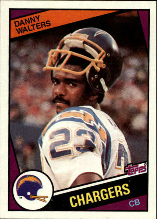 1984 Topps #185 Danny Walters VG RC Rookie San Diego Chargers 