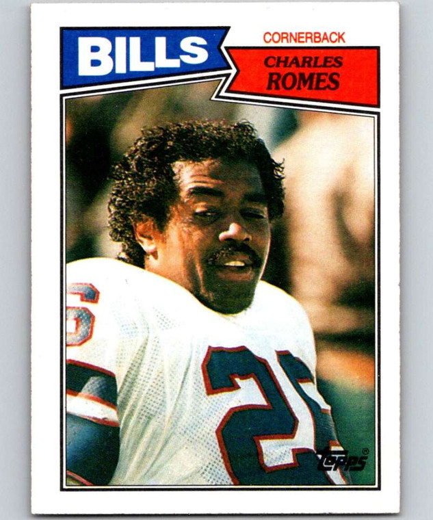 1987 Topps #371 Charles Romes VG  Buffalo Bills 
