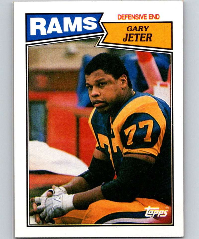 1987 Topps #154 Gary Jeter VG  Los Angeles Rams 