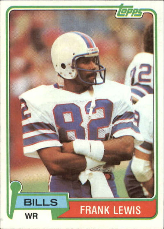 1981 Topps #18 Frank Lewis VG Buffalo Bills 