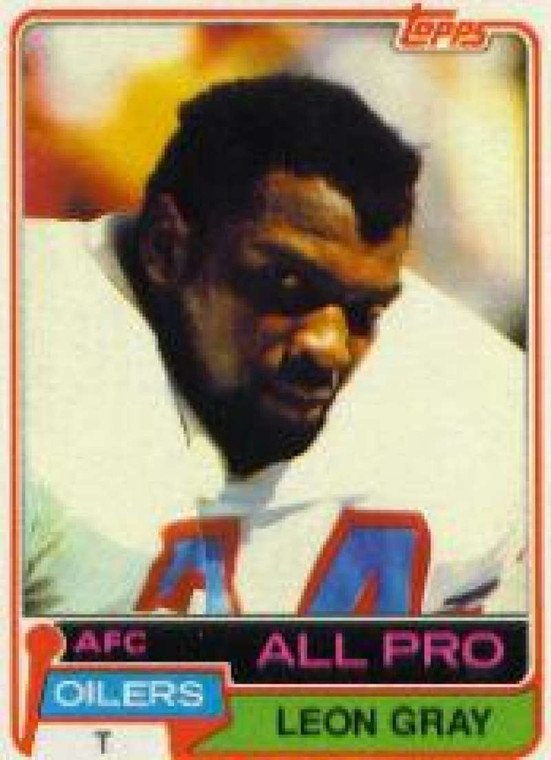1981 Topps #30 Leon Gray AP VG Houston Oilers 