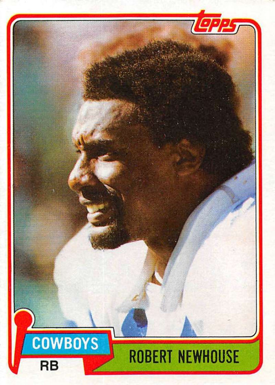 1981 Topps #71 Robert Newhouse VG Dallas Cowboys 