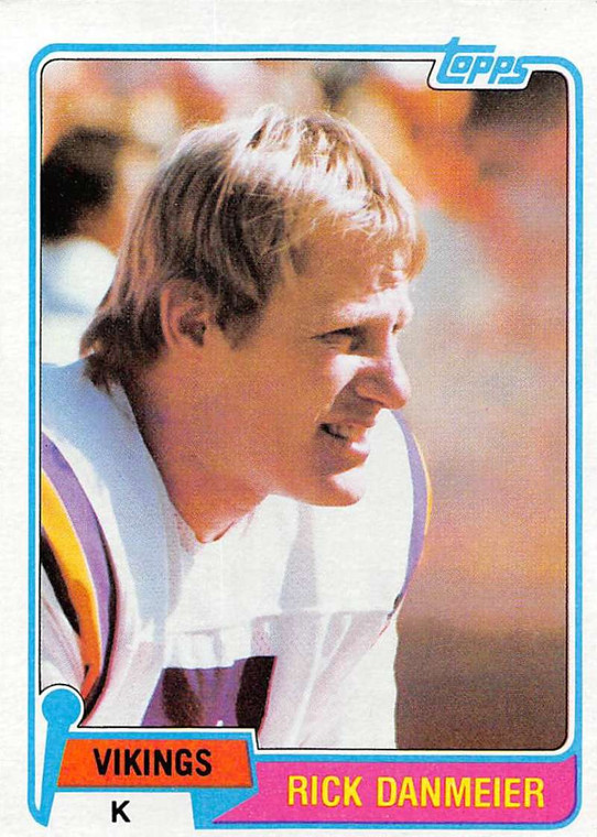 1981 Topps #77 Rick Danmeier VG Minnesota Vikings 
