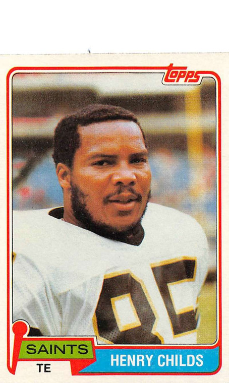 1981 Topps #126 Henry Childs VG New Orleans Saints 