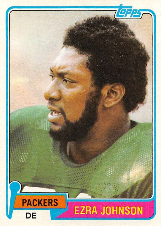 1981 Topps #168 Ezra Johnson VG Green Bay Packers 