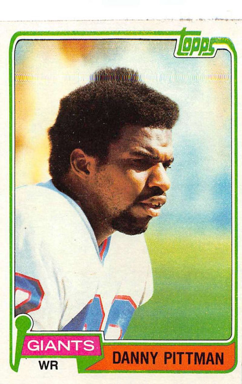1981 Topps #206 Danny Pittman VG New York Giants 
