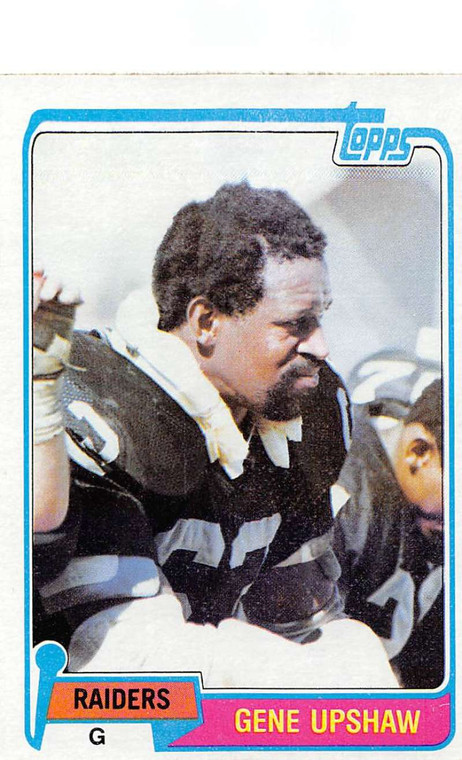 1981 Topps #219 Gene Upshaw VG Oakland Raiders 